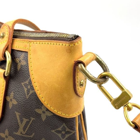 Louis Vuitton Odeon GM Monogram Leather × PVC Brown Handbag Gold M56388 - Picture 12 of 15